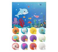 Palline di sale per doccia - Set da 12 pezzi per immersione rilassante, Sale da bagno con bolle con giocattoli a per bambini, Divertimento spa per ragazzi e ragazze, Accessorio da viaggio per