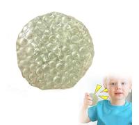 Palline di sollievo dalla pressione fatte a mano, palline di sollievo dallo stress per le mani con suono rumoroso, palla a vuoto modellabile per l'ansia e lo stress (Verde)