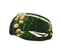 Palline d'oro natalizie e campane salutari sport decorativi moda sport fascia assorbente per il sudore, buona elasticità, può essere utilizzato in tutte le stagioni, sia uomini che donne possono