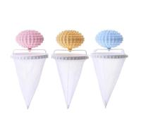 Palline For Bucato 2 In 1 Con Filtro Convesso, Riutilizzabili For La Lavatrice, Ammorbidenti For Vestiti In PVC, Palline For Bucato Solide(3pcs mixed)
