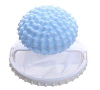 Palline For Bucato 2 In 1 Con Filtro Convesso, Riutilizzabili For La Lavatrice, Ammorbidenti For Vestiti In PVC, Palline For Bucato Solide(Blue)