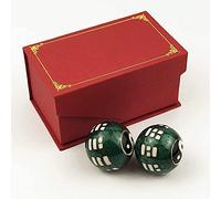 Palline for terapia manuale, Palla da massaggio, Palline Baoding Feng Shui Salute Exersice Palline antistress Palline for meditazione Palline for massaggio alle mani, 2 pezzi Palline cinesi antistress
