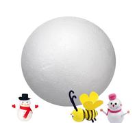 Palline giganti in Schiuma - 20x20x20 cm | Palla Artigianale in Legno Art Ball in Schiџma Bianca* 1 Palla Rotonda Liscia | Palline di Schiuma Decorativa Artigianato Artistico Creativo Leggero p