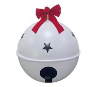Palline gonfiabili di Natale con campanello gigante per giardino, cortile, terrazza, prato, strada, feste, porta d'ingresso