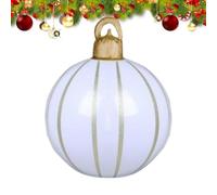 Palline gonfiabili di Natale - Palline ornamentali gonfiabili | Grandi decorazioni natalizie gonfiabili per esterni | 61 cm ornamenti natalizi gonfiabili da esterno ornamenti natalizi da appendere