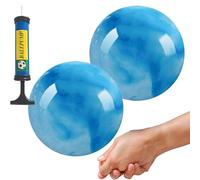 Palline gonfiabili per bambini, giocattolo per feste da 9 pollici, con pompa ad aria manuale, grandi palline per bambini che espellono la noia: per sport, parco giochi, esercizi all'aperto, fitness