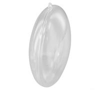 Palline in plastica trasparente per feste da sogno, perfette per matrimoni ed eventi natalizi, confezione da 10 (B 11 cm)