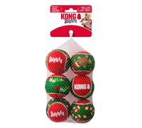 Palline KONG Holiday SqueakAir, set da 6 - Tg. S: Ø 5 cm, set da 6
