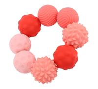 Palline Magnetiche Sensoriali, Palline da 8 Pacchetti di Magneti in Silicone, Giocattoli Colorati e Agitati con Trame Rialzate per Calmare le Mani Irrequiete, Ansia Relieff per