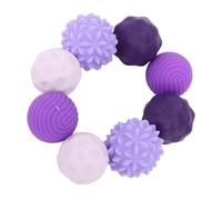 Palline Magnetiche Sensoriali, Palline da 8 Pacchetti di Magneti in Silicone, Giocattoli Colorati e Agitati con Trame Rialzate per Calmare le Mani Irrequiete, Ansia Relieff per