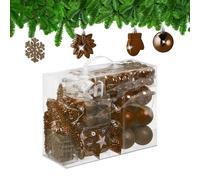 Palline Natale Addobbi Natalizi Palle Colorate Albero Sfere Set 100 Vari Design