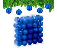 Palline Natale Decorative Palle Natalizie Addobbi Albero Sfere ∅ 6 cm Set 50