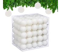 Palline Natale Palle Decorazioni Natalizie Colorate Addobbi Albero ∅ 6cm Set 100