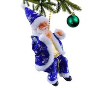 Palline Natalizie Albero,Babbo Natale Elettrico la Catena di Perline | Bambola Bianca per Ingresso Soggiorno Camera dei Bambini Scherzo Prop Ragazzo Ragazza
