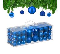 Palline Natalizie Colorate Decorazioni Palle Natale Addobbi Festa Chic Set 76