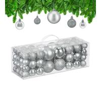 Palline Natalizie Colorate Decorazioni Palle Natale Addobbi Festa Chic Set 76