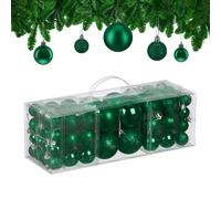 Palline Natalizie Colorate Decorazioni Palle Natale Addobbi Festa Chic Set 76