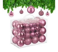 Palline Natalizie Decorazioni Palle Festa Natale Addobbi Festosi Chic Set 50