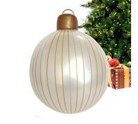 Palline Natalizie Ingonfiabili | Decorazioni A Palla Gonfiabili Da Giardino - Sfere Grandi In PVC Per Esterni Portico Stagione Natalizia