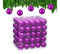 Palline Natalizie Opache Palle Decorazioni Addobbi Albero Natale ∅ 6cm Set 100