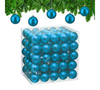 Palline Natalizie Opache Palle Decorazioni Addobbi Albero Natale ∅ 6cm Set 100