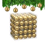 Palline Natalizie Opache Palle Decorazioni Addobbi Albero Natale ∅ 6cm Set 100