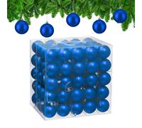 Palline Natalizie Opache Palle Decorazioni Addobbi Albero Natale ∅ 6cm Set 100