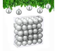 Palline Natalizie Palle Decorazioni Colorate Addobbi Albero Natale ∅ 6 cm Set 50