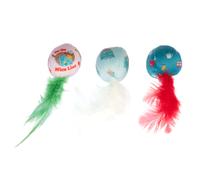 Palline natalizie per gatti TIAKI - set da 3 pz
