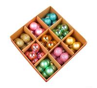 Palline per albero di Natale elettroplaccate con finitura brillante, progettate per essere appese su alberi, ghirlande o decorazioni da tavola per le vacanze
