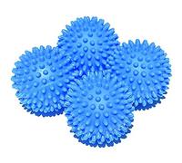 Palline per asciugatrice, riutilizzabili, per asciugare il bucato, non si scioglie, ammorbidente per asciugare i tessuti, materiale morbido per il lavaggio (4 pezzi)