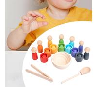 Palline per Bambini in Tazze Giocattoli Montessori Gioco di Smistamento Dei