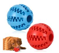 Palline per Cani, giocattoli in gomma per cuccioli di piccola taglia, Palla per L'alimentazione del Cane,Giocattolo interattivo Resistente Palla 5cm, per la pulizia dei denti e l'addestramento