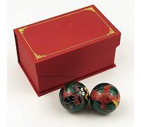 Palline per esercizi a mano Feng Shui salute esercizio stress palle da meditazione palle da massaggio per le mani, 2 palline cinesi per esercizi di salute (Colo (colore: C)