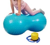 Palline per esercizi di pilates, strumento sensoriale a forma di nocciola, con pompa ad aria, palla per esercizi di yoga, per allenamento, donne, casa, bambini, ufficio, gravidanza fisica