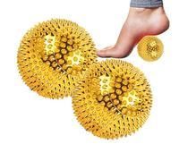 Palline per esercizi per le mani, massaggiatore, palla magnetica | coppia di massaggianti dense, strumento da spremere per bambini, adulti, mani, piedi e riflessologia del palmo, 3,2 cm, 4,7 c