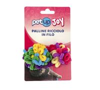 Palline per gatti Petup Joy - Ricciolo in filo - Giochi per gatti - 1° ORDINE? scegli lo sconto BZR5 / BZR20 + 200 punti fedeltà