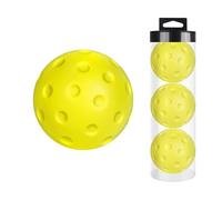 Palline per interni - palline da pickleball tranquille | Picklêball Training Ball | 3 attrezzature Soft Hollow Picklêball | 74 mm per palla sportiva per interni ed esterni, yards prati