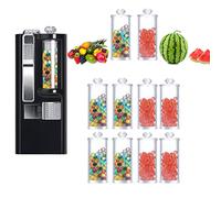 Palline Per Sigarette Frutta,1000 Pcs Capsula Sigaretta+macchina Per Perline A Spinta,Accessori Per Fumatori Di Sigarette,Pallina Flavour Capsule (Mix + Anguria)