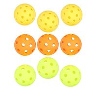 Palline Pickleball, PE Pickleball 26 Fori Palline Pickleball, 9 Pezzi per Uso Interno per Principianti, Professionisti e all'Aperto