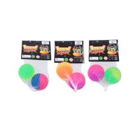 Palline rimbalzanti colorate 4 cm - confezione di 2 pezzi