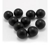 Palline Rimbalzanti Rotonde In Gomma Solida Nera Diametro 20mm-75mm for Allenamento Esercizio Industria Mineraria Macchinari Vaglio Vibrante(50mm(5pcs))