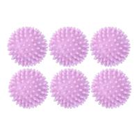 Palline riutilizzabili for il bucato, palline anti-avvolgimento for asciugatrice e lavatrice, strumenti for la pulizia della casa for un senza grovigli(Purple 6pcs)