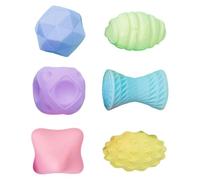 Palline sensoriali per bambini - 6 tattili multi-strutturate in vinile sicure, giocattoli colorati per l'apprendimento precoce, educativi | Giocattoli per lo sviluppo per ra