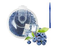 Palline Sigarette Aromatizzate,Set Di 300 Capsule Di Alta Qualità Gusti Misti, Per Un Aroma Indimenticabile, Inclusa Una Scatola Con Chiusura A Scatto Per Conservare Le Sfere Aromatiche (mirtillo)