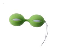 Palline vaginali Doppie Palle Vaginali Stretching Femminile Masturbatore Postpartum Recupero Vaginale Firming Giocattoli Sesso per la Donna Coppia (verde)