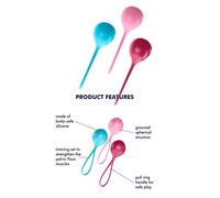 Palline vaginali per esercizio Kegel Strength Balls massaggio pavimento pellico