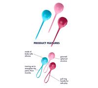Palline vaginali per esercizio Kegel Strength Balls massaggio pavimento pellico