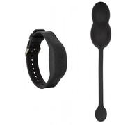 Palline vaginali vibranti in silicone ricaricabile per esercizio di Kegel black