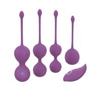 Palline Vaginali Vibranti Set in Silicone Medicale con Telecomando Kegel Pelvico